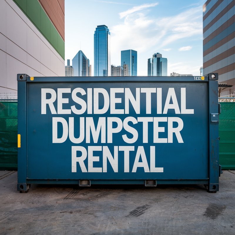 Residential Dumpster Rental Dallas